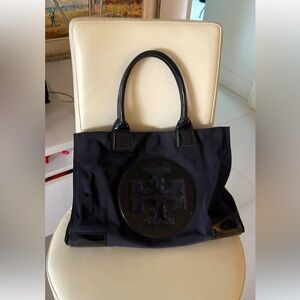Ella patent leather tote